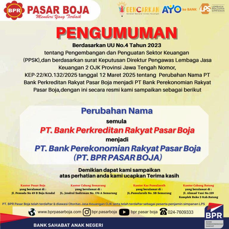 PENGUMUMAN